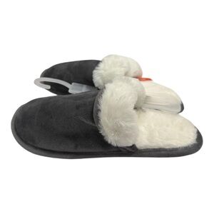 Joe Fresh Gray and White Women's Slippers Size 6